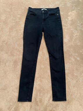 Rich & Skinny Black Skinny Jeans, Sz 28